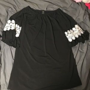 black swaying females shirt